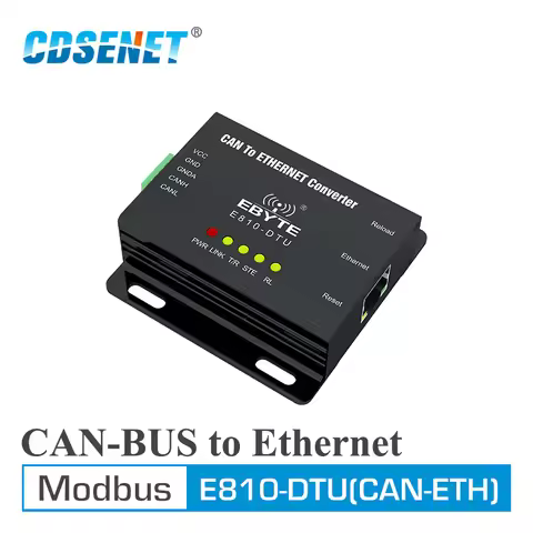 E810-DTU(CAN-ETH) CAN Bus Ethernet Transparent Transmission Modbus Protocal Serial Port Wireless Tra