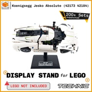 Display Stand for Lego Technic Koenigsegg Jesko Absolute Hypercar (42184 / 42173)