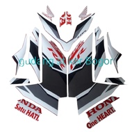 MERAH CBR 250rr 2025 Racing Red motorcycle striping sticker