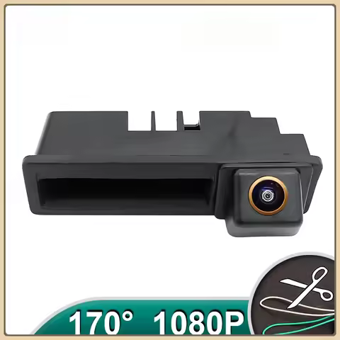GreenYi Car Rear View Camera for Audi A1 A3 A4 A6 A6L Trunk Handle Camera for Audi S5 Q5 Q7 2008-201