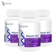 [Pack Of 3 Bottles] Vitamin B12 Nutriall B12 B B12 B12