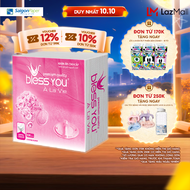 Khăn ăn Napkin Bless You Alavie 33x33 (Lốc 4 gói)