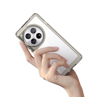 OnePlus 12 12R OnePlus12 OnePlus12R Acrylic Back Clear Casing Transparent Soft Silicone Hard Case Sh