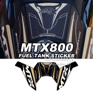 New 800MTX Fuel Tank Sticker For CFMOTO MTX 800MTX MT-X800 Motorcycle Fuel Tank Protector Frosted Pr