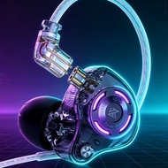 KZ Gale Earphones Gaming Earbuds HiFi Headphones IEM Wide Frequency Response Headsets Dual With Mic 