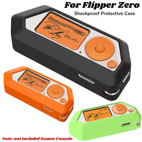 For Flipper Zero Silicone Protective Case Game Console Case Anti Scratch Game Housing Protective Cov