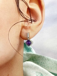 Amethyst Earrings – Stud Hoop & Pendant Earrings