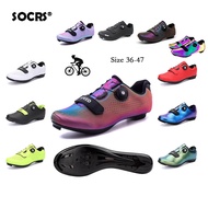 SOCRS Professional Outdoor 10 Colors Original Mountain Bike Cycling Shoes MTB Breathable RB SHIMANO Locked Large Size 37-45