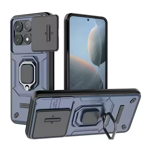 For Poco F6 Case Slide Camera Cover for Xiaomi Poco X5 F5 X6 F6 M6 Pro C65 C75 Poko Little F 6 F6Pro