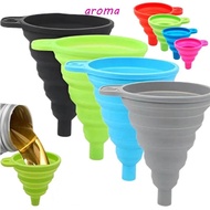 AROMA Car Engine Funnel, Silicone Universal Liquid Funnel, Kitchen Gadget Creative Foldable Portable
