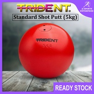 Trident Standard Shot Put Lontar Peluru (5kg) Trident Standard Shot Putt Steel Ball Bola Besi Sukan
