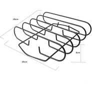 2020 Non-Stick Rib Shelf BBQ Stand Barbecue Roast Rack Stainless Steel Grilling BBQ Chicken Beef Rib