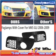 【BM】1 Set Fog Light Foglamps with Cover for Jetta MK5 GLI 2006-2009