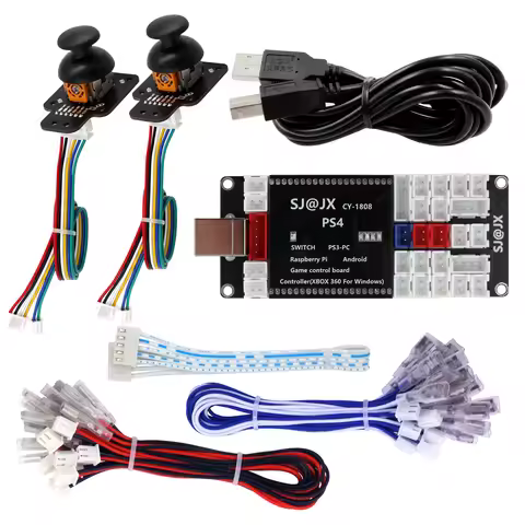SJ@JX Arcade Game Controller Encoder 3D Analog Stick Sensor Fly Joy DIY Code Board Gamepad Joystick 