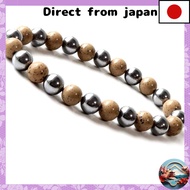 [GOLD STONE] Terahertz & Beitou Stone Orange Bracelet - 8mm, Infrared Power Stone, Various Sizes Ava