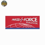 Parcelforce worldwide courier logistic service sticker