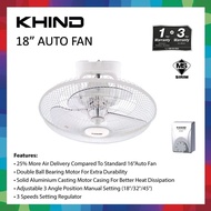 KHIND AF1801 18" Auto Fan Kipas Auto Siling / Ceiling Auot Fan / Kipas Siling Auto