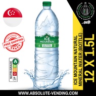 FNN Ice Mountain [GREEN] Mineral Water 1.5L X 12 (BOTTLE) - FREE DELIVERY WITHIN 3 WORKING DAYS!