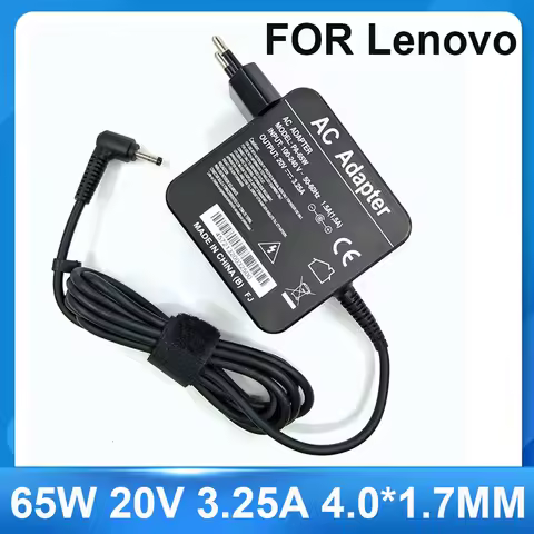 AC Adapter 65W 20V 3.25A Laptop Charger for Lenovo Ideapad 310-151SK 510-151SK ADLX65CLGE2A 5A10K787