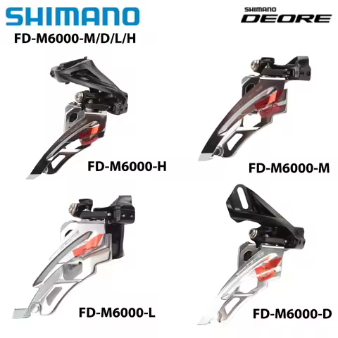 SHIMANO DEORE Front Derailleur FD-M6000 M/D/L/H 3X10Speed For MTB Mountain Bike Orginal Parts