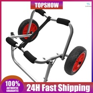 80KG Loading Capacity Foldable Kayak Trolley Energy-saving Two-wheeled Carrier Cart for Kayak Canoe Boat