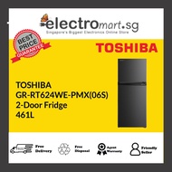 TOSHIBA GR-RT624WE-PMX(06S) 2-Door Fridge  461L