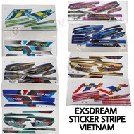 EX5 DREAM BODY STICKER STRIPE VIETNAM DREAM STICKER DREAM 100