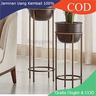 Ready to ship - 8 MM iron standing planter D:25 H:70cm standing pot/ pot stand
