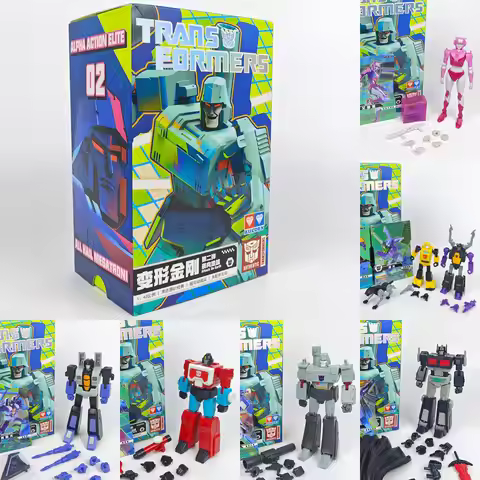 AULDEY Transformers AAE Wave 2 Megatron Bumblebee Shrapnel Nemesis Prime Skywarp Perceptor Elita-1 R
