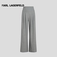 KARL LAGERFELD - TAILORED WIDE-LEG PANTS A3W10100