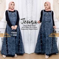 Jesina Overall Jeans Snow Dress Jumbo Jumpsuit Rok