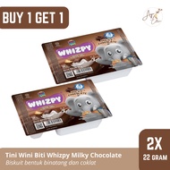 Tini Wini Biti Whizpy Milky Chocolate 2 cups / Animal-shaped Biscuit Snack and Cocolan for Children 