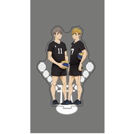 Bandai | Haikyuu Anime 2D 15cm Acrylic Decorative Desk Items Cartoon Style Perfect Gift for Anime Fa