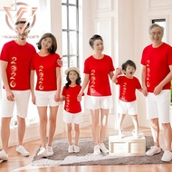vioreen baju kaos imlek keluarga 2026 kaos imlek kuda terbaru baju kaos Horse Year Family Shirt 新年衣服