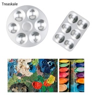 TREA Metal Paint Palette 6 Well 10 Well 12 Well Paint Tray Watercolor Oil Palette