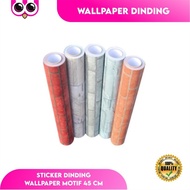 WALLPAPER DINDING STICKER DINDING / WALLPAPER MOTIF 45 cm X 10 m