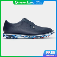 G /Fore Mens Spiked Leather Golf Shoes Navy Camo