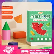 [Nice]  Visual Geometry Aid 1 or 2 Pcs 3d Geometry Learning Book with 12 Solid Models Diy Kit Pull S