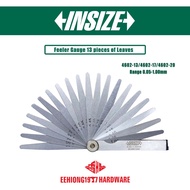 INSIZE 4602-13 4602-17 4602-20 Long Feeler Gauge 20 pieces of Leaves 460213 460717 460220