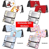 Old Three 3DS Phone Sticker for Nintendo 3DS DIY Stickers Creative Cartoon 3DS Mario Hellokitty Game Console Stickers Scratch-Resistant Game Machine Body Skin