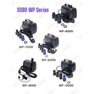 Sobo Aquarium Submersible Pump Series WP-4000/ WP-5000/ WP-6000/ WP-7000/ WP-8000, fiber tank & Aqua