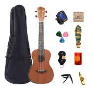 《823》Acouway Ukulele concert Soprano tenor ukulele 21 24 26 Sapele ukulele Ukelele Aquila string