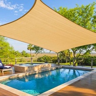 （Arc edge）sun shade Sail Rectangle outdoor thickened sun shade net UV Block for balcony Patio Swimmi