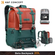 K&amp;F Concept camera bag 20L DSLR Camera Beta Backpack Zip อเนกประสงค์ ความจุสูง กระเป๋าเป้สะพายหลัง ใส่ได้โน๊ตบุ๊ค15.6นิ้ว เหมาะสำหรับการท่องเที่ยวทำงานศึกษา