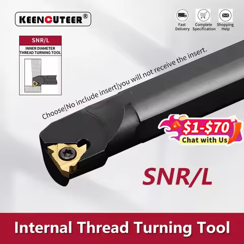 SNR0008K11 SNR/L0010K11 SNR/L0016Q16 SNR0020R22 SNR0025S22 Internal Thread Turning Tool SER SEL Lath
