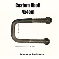 Custom U Truck Bed Chassis CoverBolt Size 4x4cm
