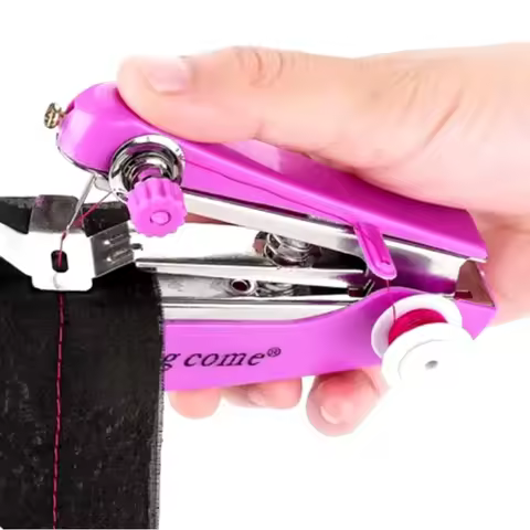 Portable Mini Manual Sewing Machine Pocket Outdoor Tourism Handheld Household Easy Multifunctional T