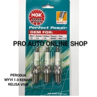 BKR5E-11 SPARK PLUG NGK PERODUA MYVI 1.0 KENARI KELISA VIVA(1SET 3PC)