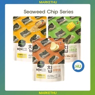 [CJ] Bibigo Seaweed Chips 40g 3 Taste - Original, Sweet Corn, Potato/Korean Dried Snack