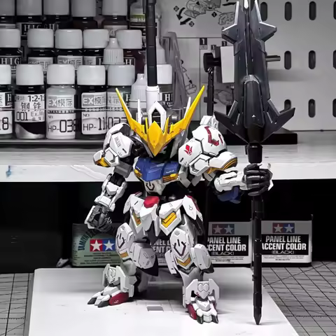 Barbatos Mgsd Assembly Model Kit Action Figures Comes With Water Decals Free Display Stand Desktop D